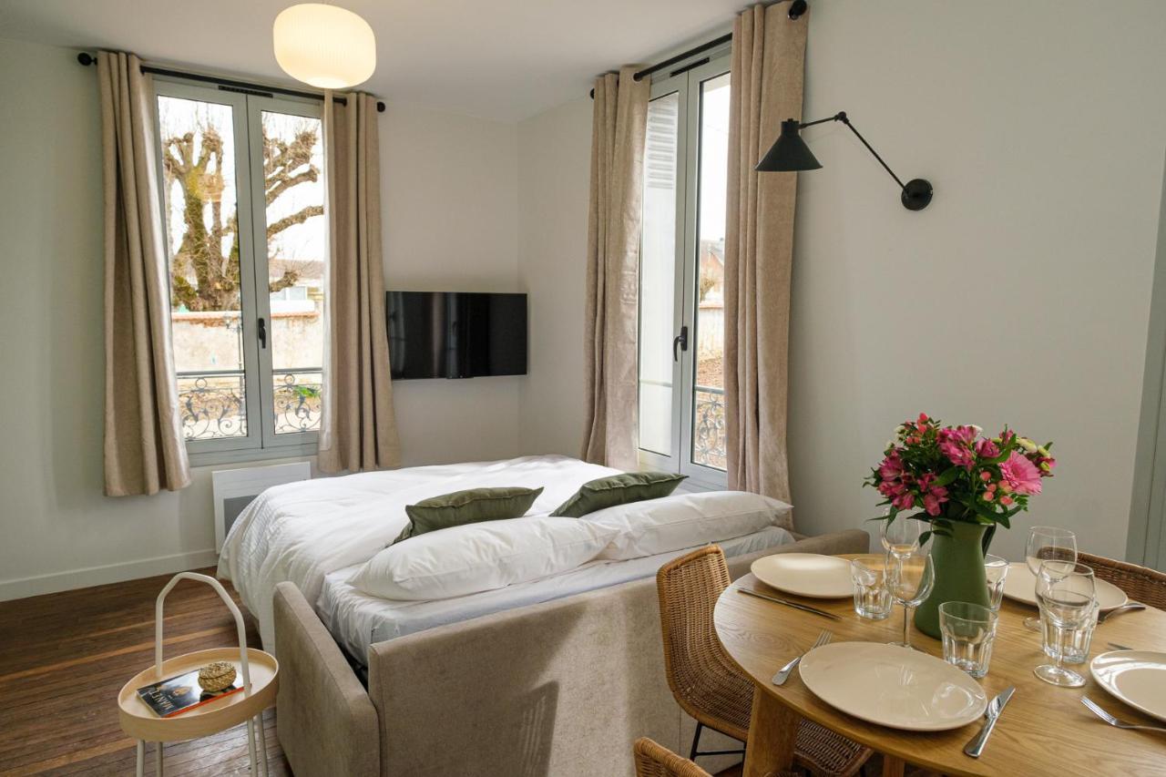 Villa Forestiere Appart Le Ginkgo Quincy-Voisins Bagian luar foto